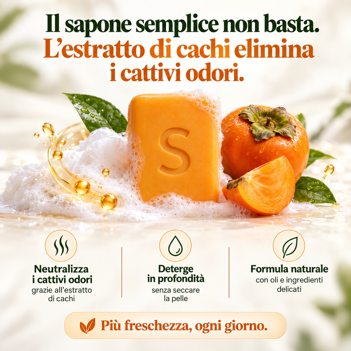 Sapone Deodorante al Caco